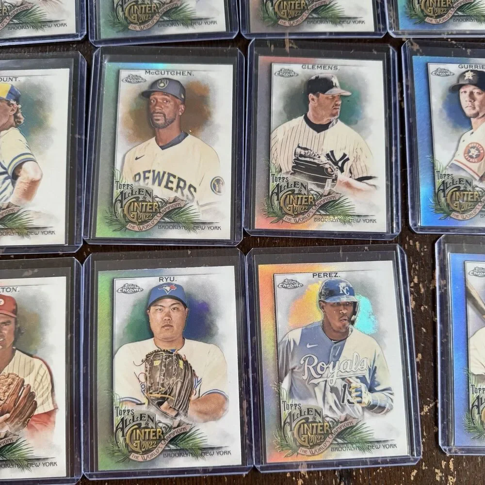 2022 Allen Ginter Chome Refractors 25 Card Lot NM w Ohtani #58 Top Loaded No Dup
